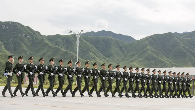 20150901- Militer China Peringati 70 tahun Berakhirnya Perang Dunia II-Beijing