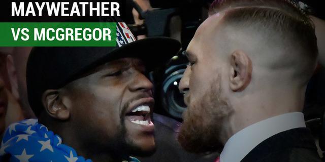 VIDEO: Adu Mulut Conor McGregor Vs Floyd Mayweather Jelang Laga