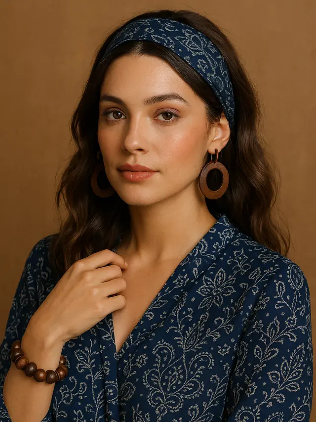 Model Headpiece, Anting, dan Gelang