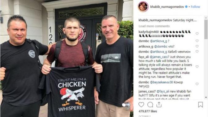 Cek Fakta - Khabib Nurmagomedov Dukung #2019GantiPresiden?