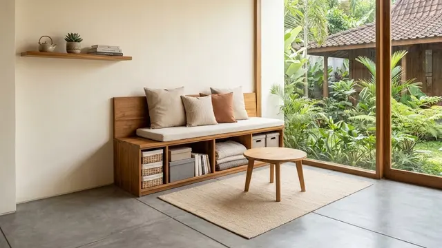 Menata Ruang Tamu Kecil tanpa sofa besar