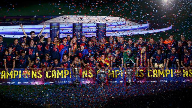 Parade Kemenangan Barcelona Rayakan Treble Winners