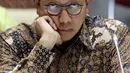 Menteri Agama Lukman Hakim Saifuddin saat mengikuti rapat kerja bersama Komisi VIII DPR di Jakarta, Rabu (24/10). Rapat membahas penyesuaian RKA K/L Tahun 2019 suai hasil pembahasan dari Badan Anggaran DPR. (Liputan6.com/JohanTallo)