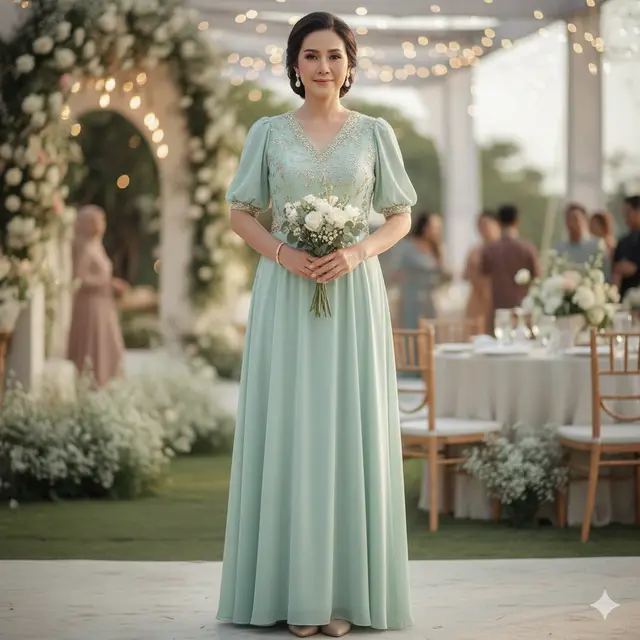 Model Baju Bridesmaid Emak Emak