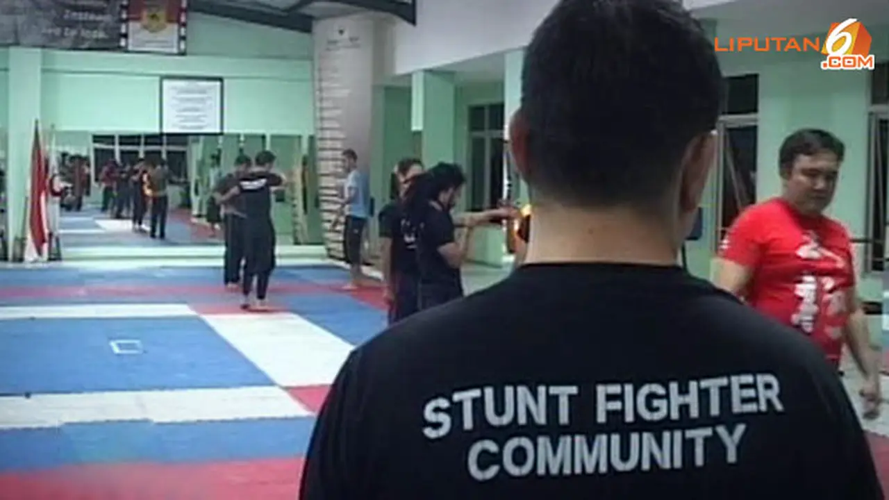 Intip Aksi Para Stuntman Latihan Bela Diri