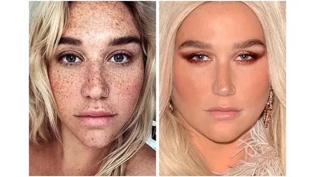 Hapus Makeup, Penampilan 7 Bintang Hollywood Ini Tampak Berbeda