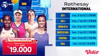 Live Streaming WTA 500 Rothesay International 2023 16 Besar sampai Final di Vidio, 26 Juni - 2 Juli 2023