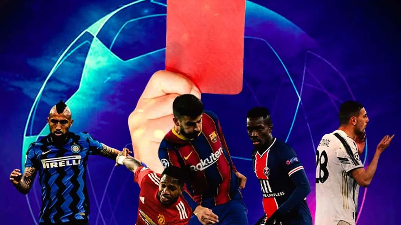 Ilustrasi - Kartu Merah di Liga Champions