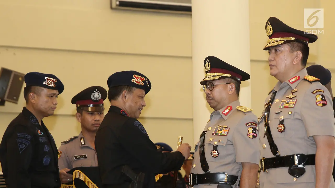 Upacara serah terima jabatan Polri