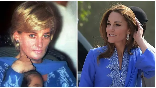 Putri Diana-Kate Middleton