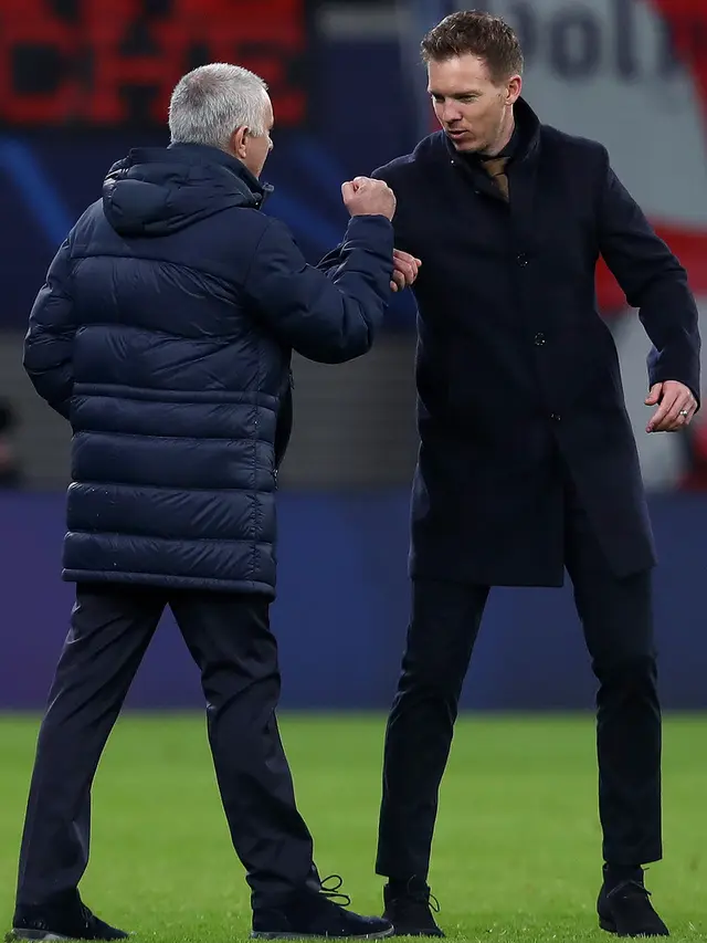 Virus Corona Bikin Jose Mourinho dan Julian Nagelsmann Tak Bersalaman