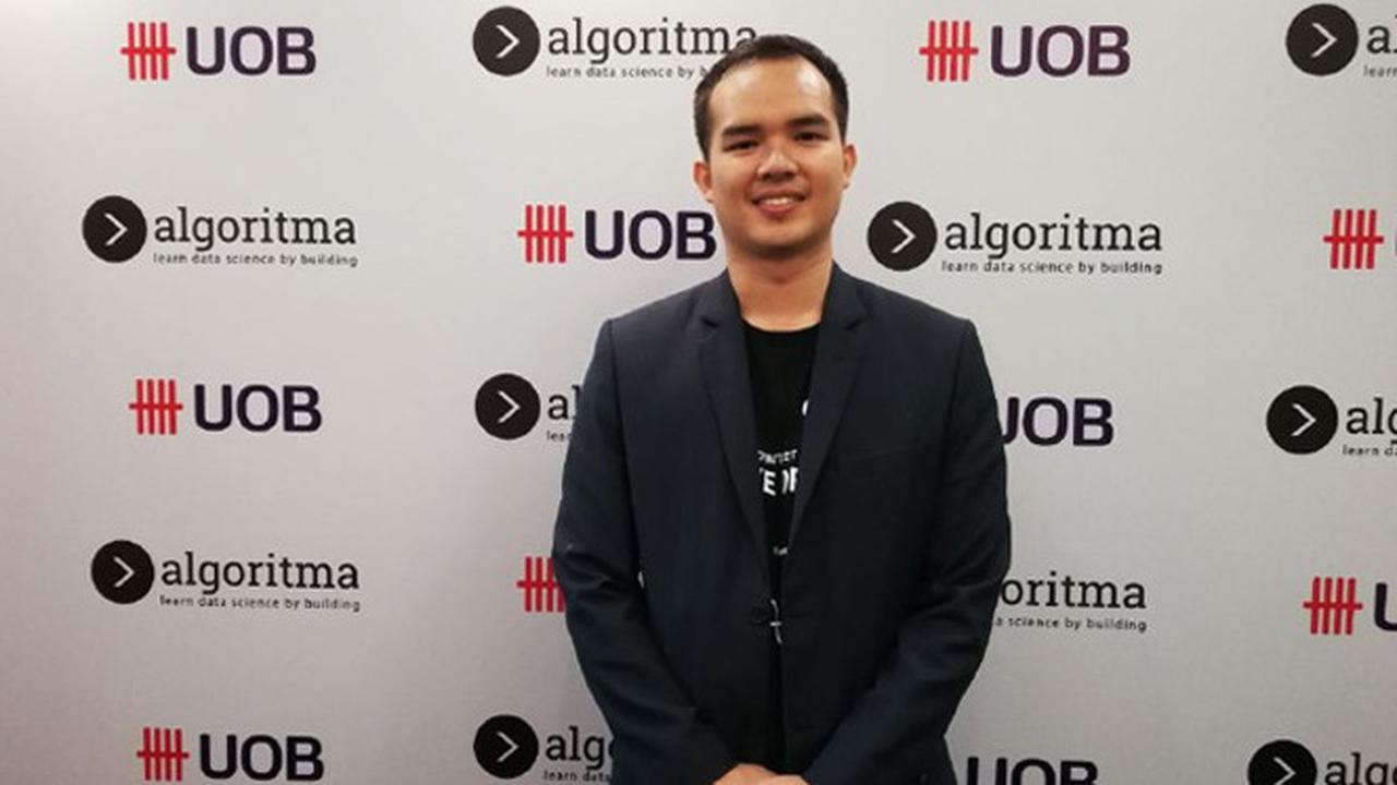 Nayoko Wicaksono, Managing Director Algoritma dalam acara Algoritma Demo Day di Jakarta. Liputan6.com/Andina Librianty