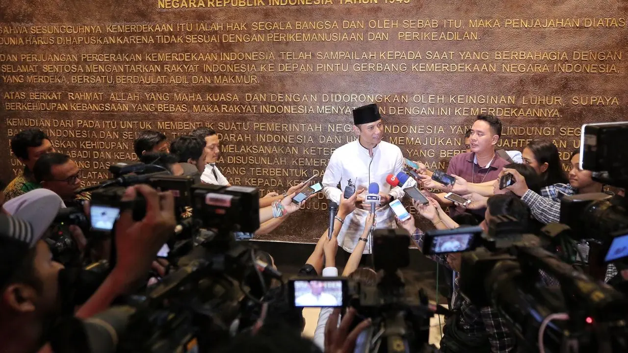 Direktur Eksekutif The Yudhoyono Institute Agus Harimurti Yudhoyono (AHY) Saat Menghadiri Acara 'Silaturahmi Bogor untuk Indonesia' di Museum Kepresidenan Balai Kirti, Kompleks Istana Kepresidenan Bogor, Jawa Barat, Rabu (15/5/2019). (Foto: Istimewa)
