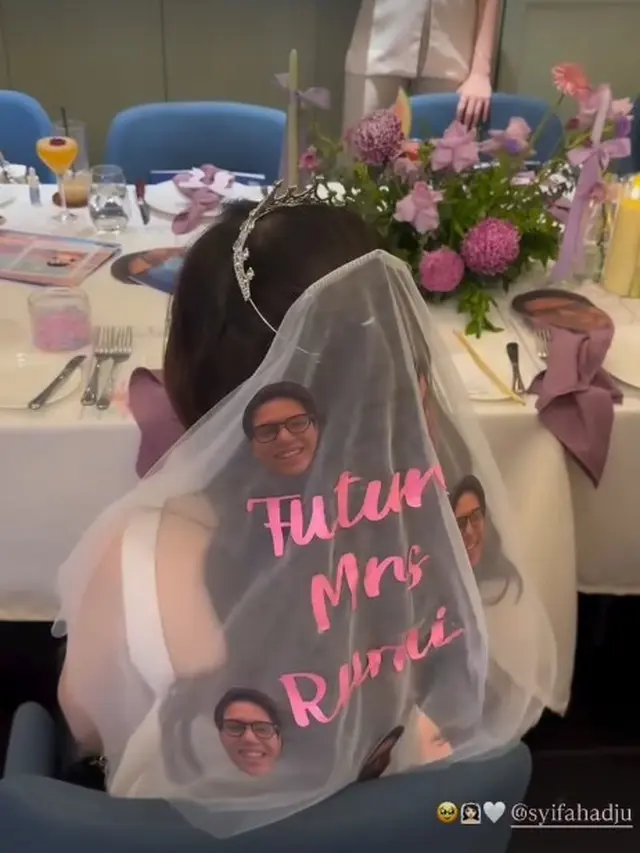Dekorasi Bridal Shower Syifa Hadju (Foto: Instagram @syifahadju)