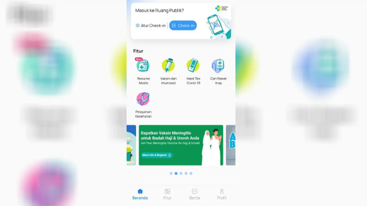 Tampilan aplikasi Satu Sehat Mobile di HP Android yang sebelumnya PeduliLindungi (Liputan6.com/Giovani Dio PrasastI)