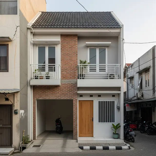 9 Model Rumah 2 Lantai Budget 150 Juta di Lahan Sempit Kota,