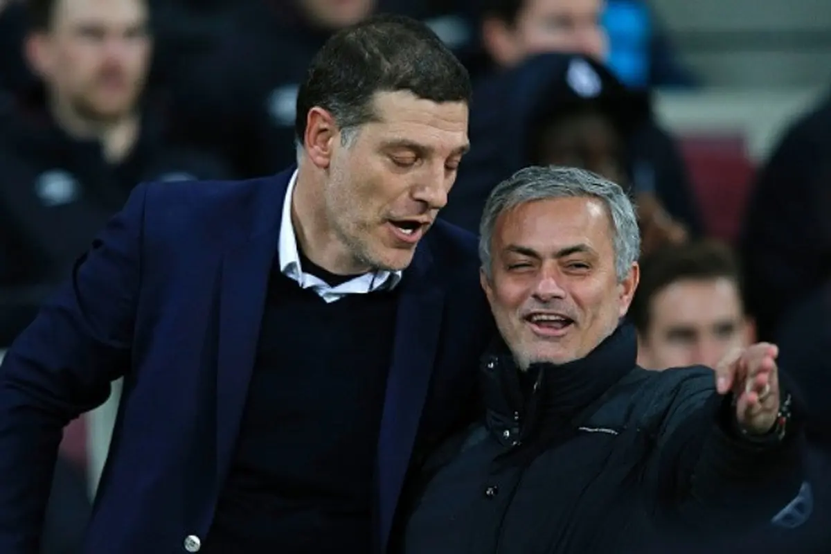 Slaven Bilic dan Jose Mourinho