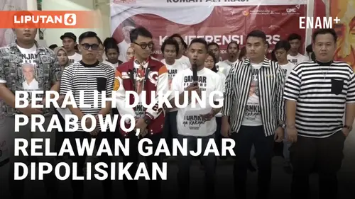 VIDEO: Catut Dukungan ke Prabowo, Ganjar Milenial Center Polisikan Mantan Relawan