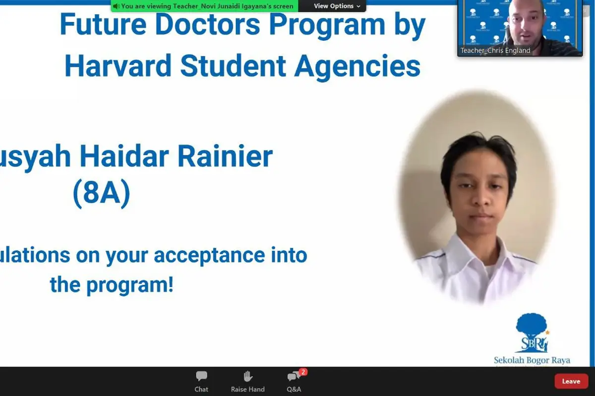 Haidar Future Doctors Harvard