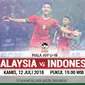 Piala AFF U-19, Malaysia Vs Indonesia 2 (Bola.com/Adreanus Titus)