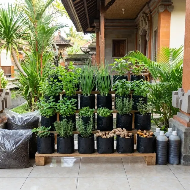 Ide Kebun Sayur di Rumah Modal Rp 100 Ribuan