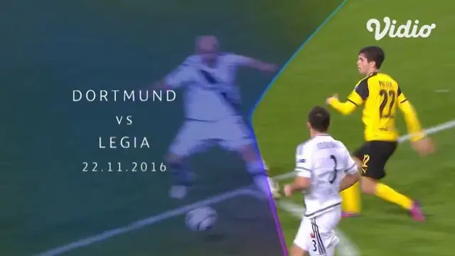 Berita video flashback Liga Champions 2016-2017 ketika Borussia Dortmund mengalahkan Legia Warszawa dengan 12 gol tercipta pada 22 November 2016.