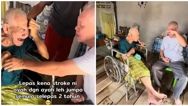 Menetap di Negara Berbeda, Pertemuan Kakak Adik Sama-sama Idap Stroke Ini Bikin Haru