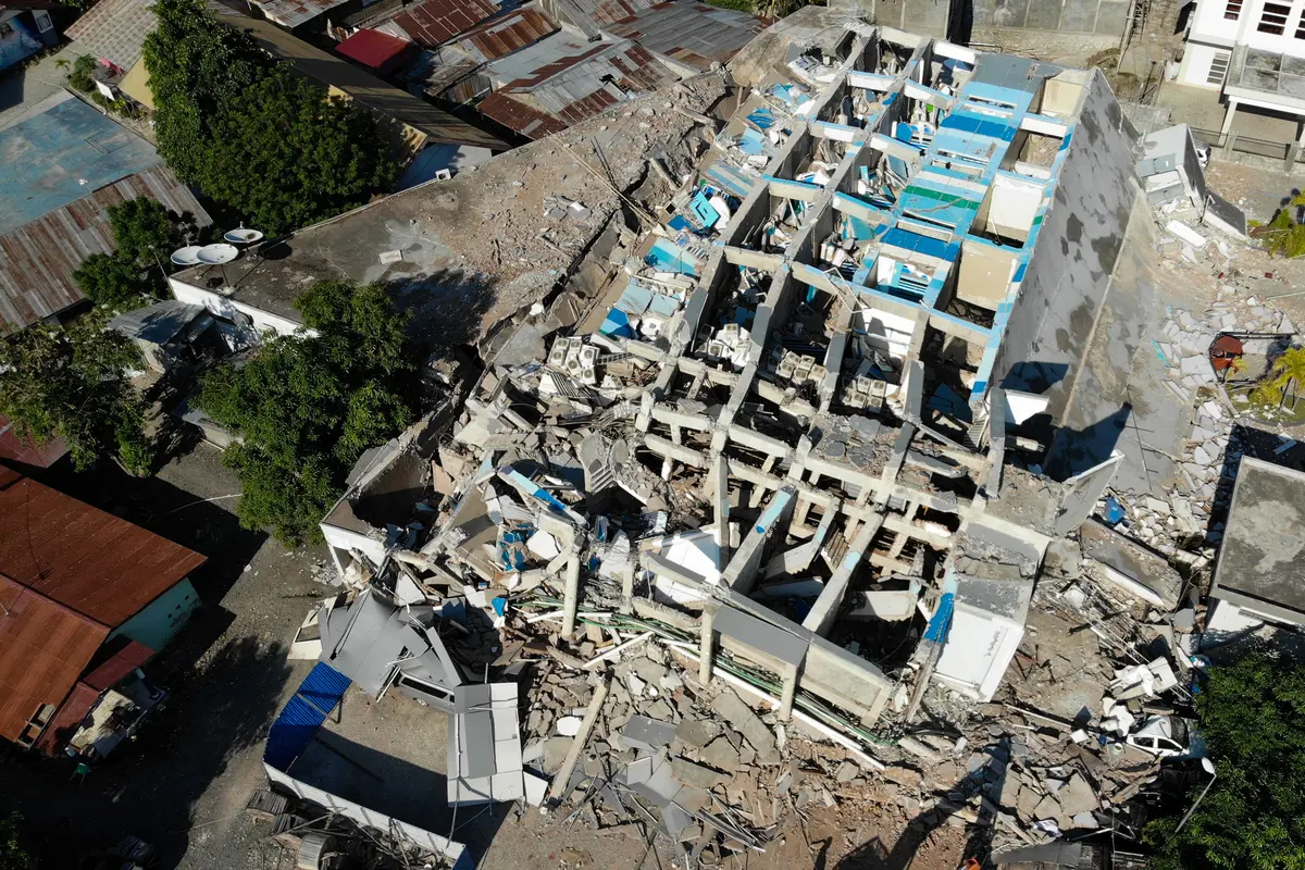 Pandangan Udara Kota Palu Usai Dilanda Gempa dan Tsunami