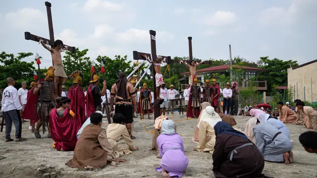 Jumat Agung, Tradisi Penyaliban Kontroversial Kembali Digelar di Filipina