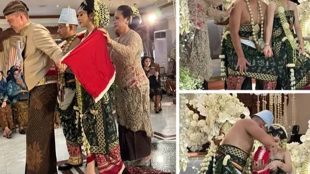 Pernikahan Cucu Soeharto Putra Ari Sigit dan Andrea Scherer Kental Nuansa Jawa dari Siraman-Resepsi. [@titieksoeharto]