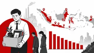 Infografis 10 Provinsi dengan Jumlah PHK Terbanyak