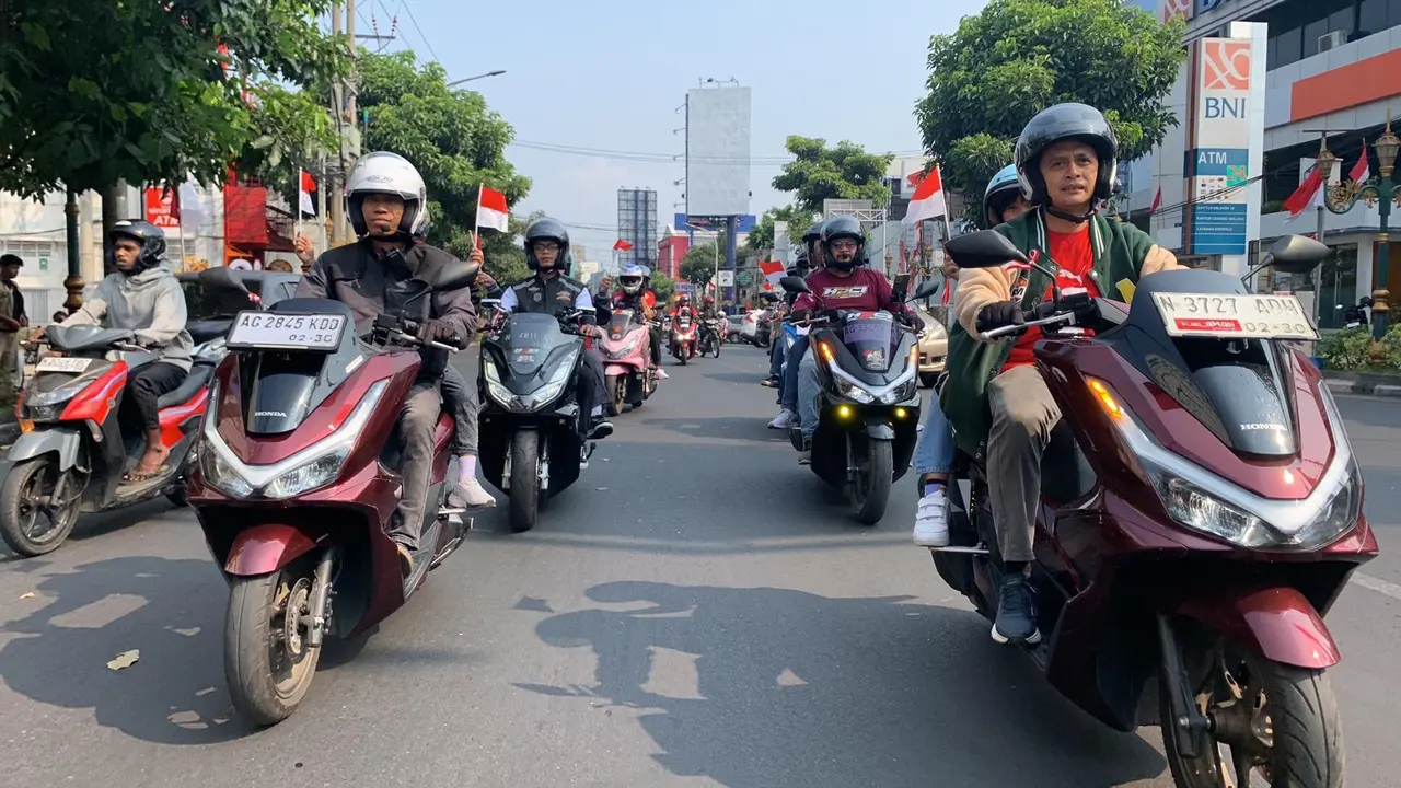 Konvoi Komunitas Honda Malang rayakan Kemerdekaan (ist.)
