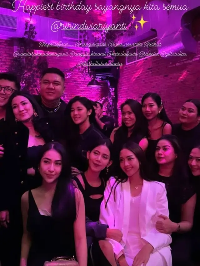 7 Potret Ririn Dwi Ariyanti Rayakan Ulang Tahun, Seru Bersama Sahabat