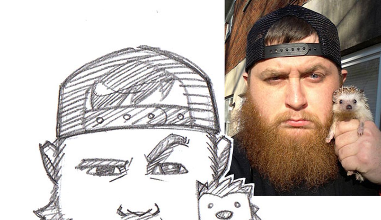 Seniman Ubah Foto Orang Dengan Hewan Peliharan Jadi Gambar ...