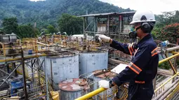Adalah tambang emas Pongkor di Kabupaten Bogor, Jawa Barat yang dioperasikan PT Aneka Tambang Tbk (ANTAM). (Daeng Mansur/AFP)