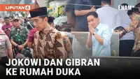 JOKOWI DAN GIBRAN RAKABUMING RAKA MELAYAT KE RUMAH DUKA HAMZAH HAZ