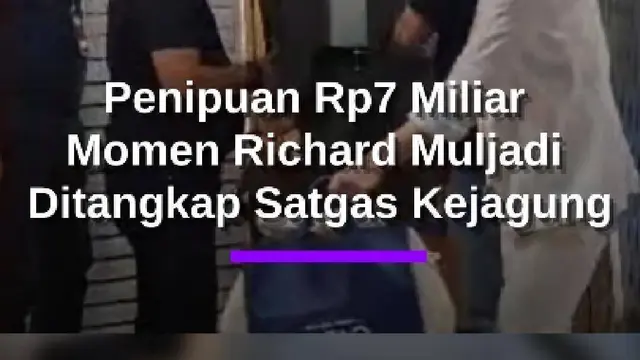 Detik-Detik Richard Muljadi DPO Penipuan Rp7 Miliar Ditangkap Usai Mendarat dari Singapura