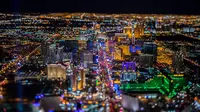 Menakjubkan Keindahan Las Vegas di Malam Hari!
