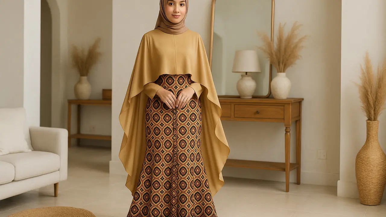 18 Model Gamis Batik Pesta Terbaru 2025, Tetap Syar’i tapi Tampil Glamor