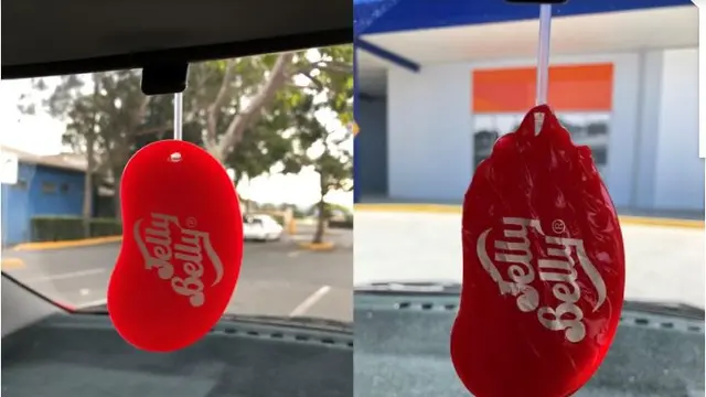 6 Potret Kocak Gantungan di Mobil Ini Nyeleneh Banget