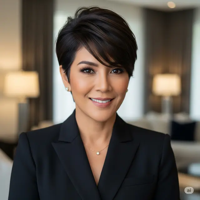 Model Rambut Ibu-ibu Masa Kini (Image by Gemini AI)