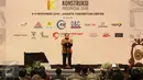 Menteri PPN/Kepala Bappenas, Bambang Brodjonegoro memberikan sambutan dalam pembukaan acara Indonesia Infrastructure Week (IIW) di Jakarta Convention Center, Rabu (9/11). Acara ini dibuka secara resmi oleh Presiden Jokowi. (Liputan6.com/Faizal Fanani)