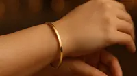 Model Gelang Emas 2 Gram untuk Tangan Berisi (created by AI)