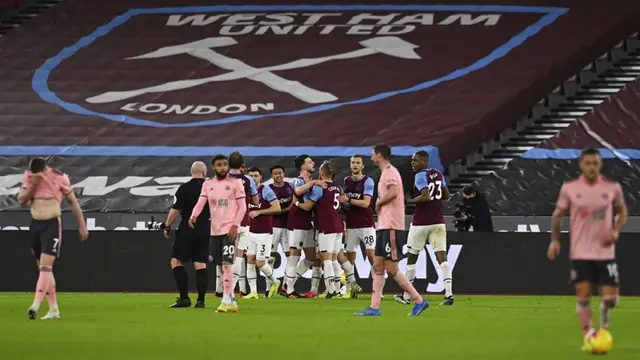 FOTO: West Ham United Cukur Sheffield United 3-0