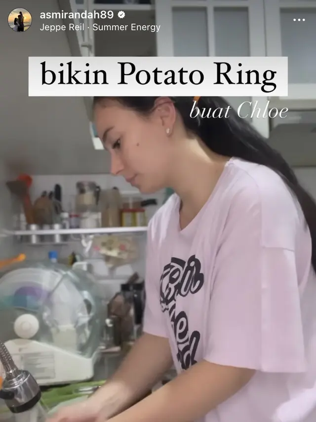 Asmirandah masak untuk anak