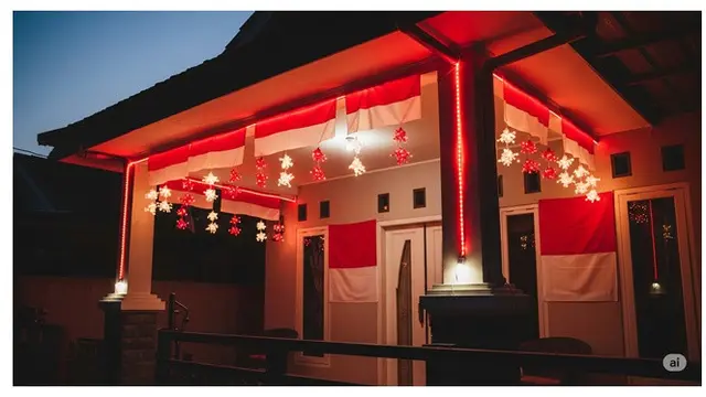 5 Ide Lampu Hias untuk Teras Jelang HUT RI yang Bikin Rumah Makin Meriah