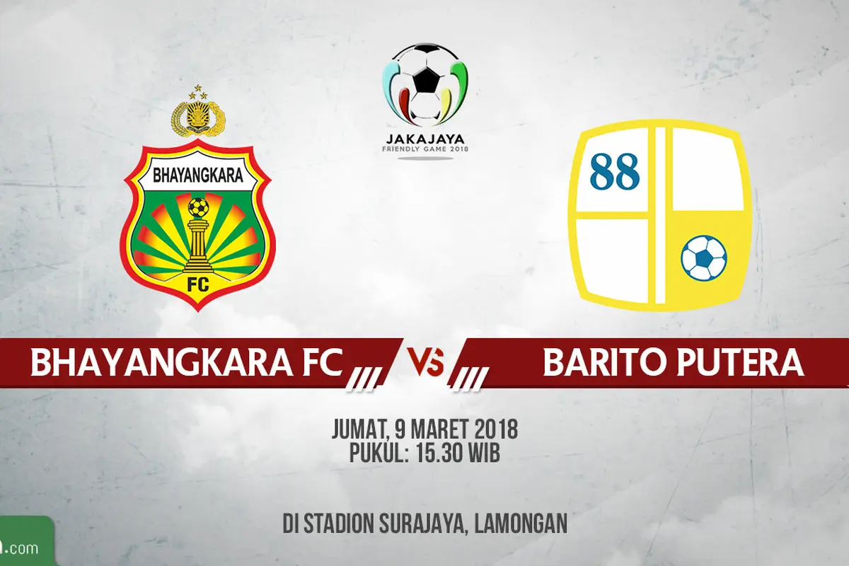 Bhayangkara FC Vs Barito Putera