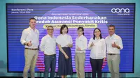 Launching asuransi Oona Indonesia yang memanfaatkan digitalisasi untuk memudahkan pelanggan lakukan klaim. (Ist)
