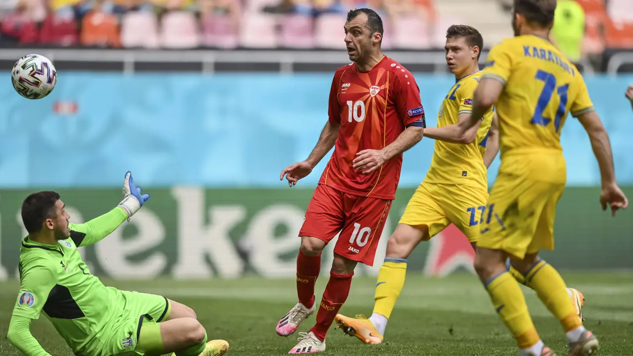 Foto Piala Eropa: Menang Tipis atas Makedonia Utara di Euro 2020, Ukraina Masih Ada Peluang Lolos
