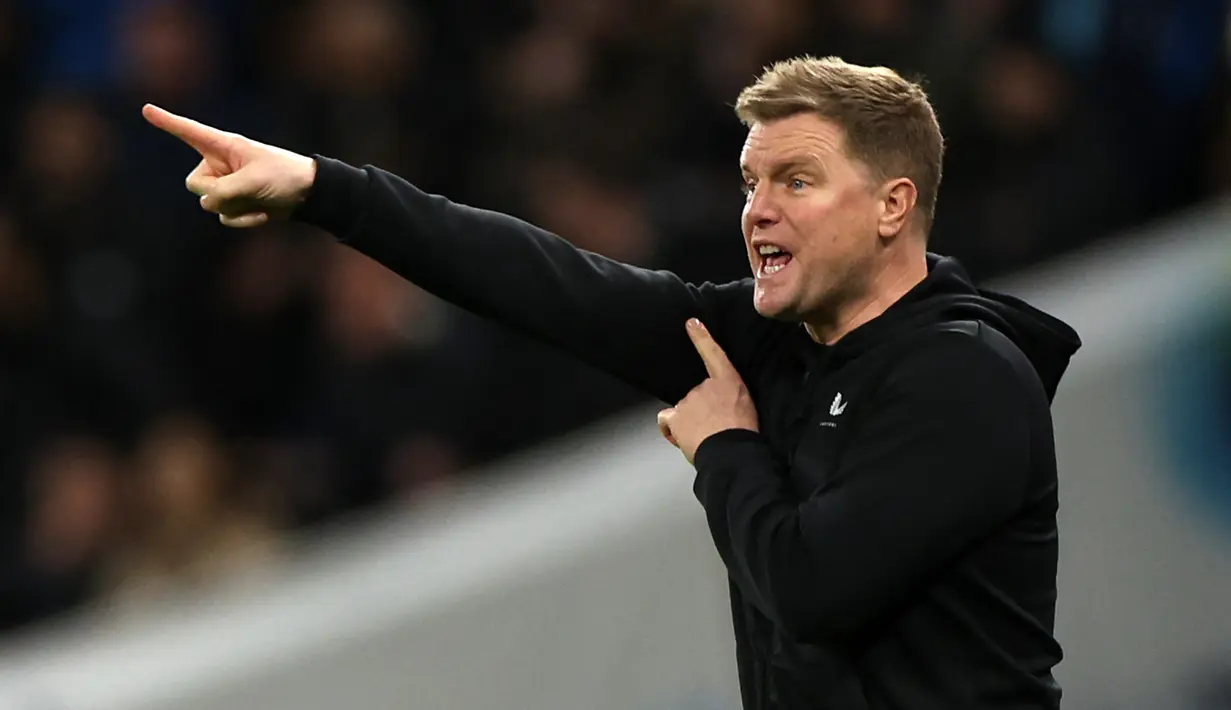 Calon pelatih Timnas Inggris berikutnya adalah Eddie Howe. Howe sendiri bisa dikatakan salah satu pelatih muda yang naik daun di Inggris. Namun sang pelatih dilaporkan masih berkomitmen untuk menangani The Magpies, sehingga kemungkinan tidak mau mengambil pekerjaan ini. (Adrian DENNIS / AFP)